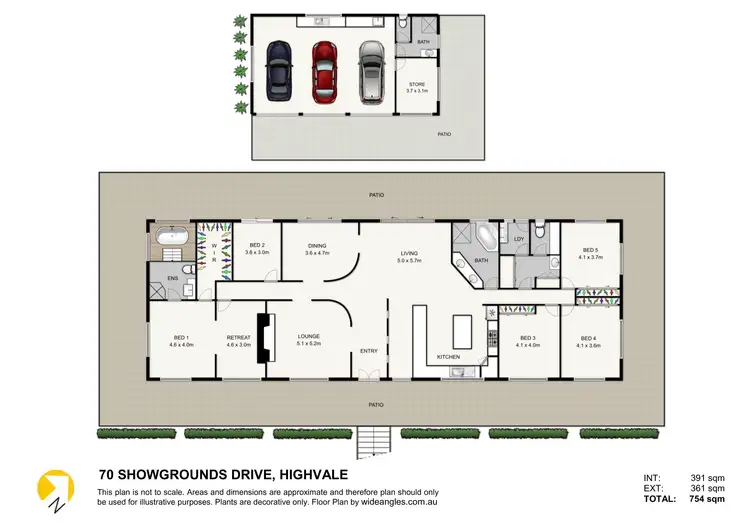 Floorplan of Homely house listing, 70 Showgrounds Drive, Highvale QLD 4520