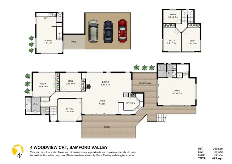 Floorplan of Homely house listing, 4 Woodview Street, Samford Valley QLD 4520