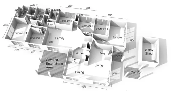 Floorplan of Homely house listing, 5 Autumnwood Court, Samford Valley QLD 4520