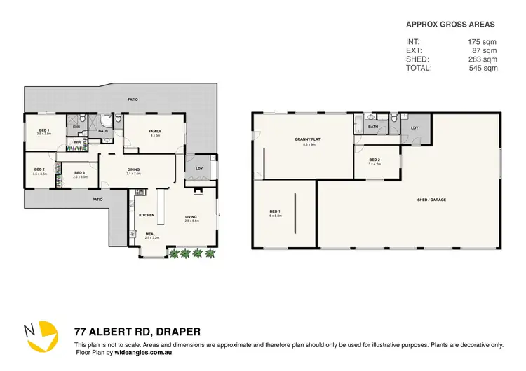 Floorplan of Homely house listing, 77 Albert Road, Draper QLD 4520