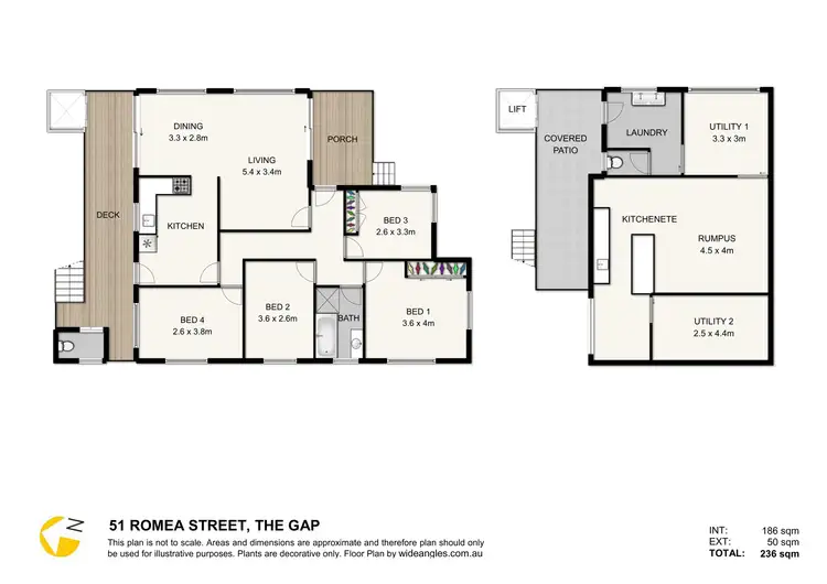 Floorplan of Homely house listing, 51 Romea Street, The Gap QLD 4061