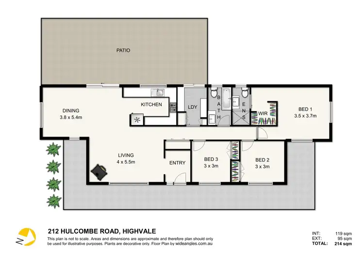 Floorplan of Homely house listing, 212 Hulcombe Road, Highvale QLD 4520