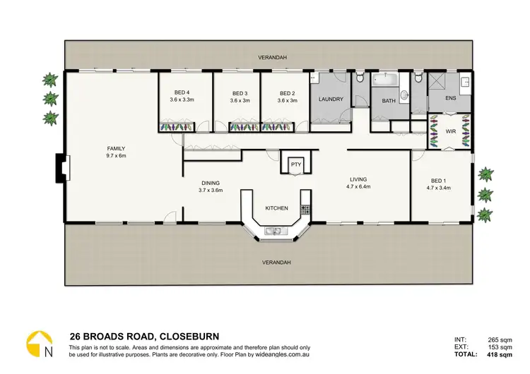 Floorplan of Homely house listing, 26 Broads Road, Closeburn QLD 4520