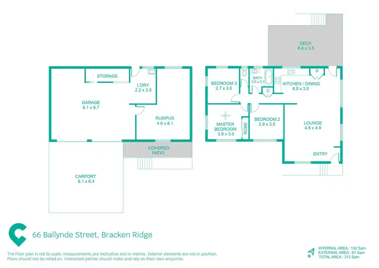 Floorplan of Homely house listing, 66 Ballynde Street, Bracken Ridge QLD 4017