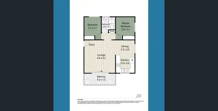 Floorplan of Homely unit listing, 1/354 Zillmere Road, Zillmere QLD 4034
