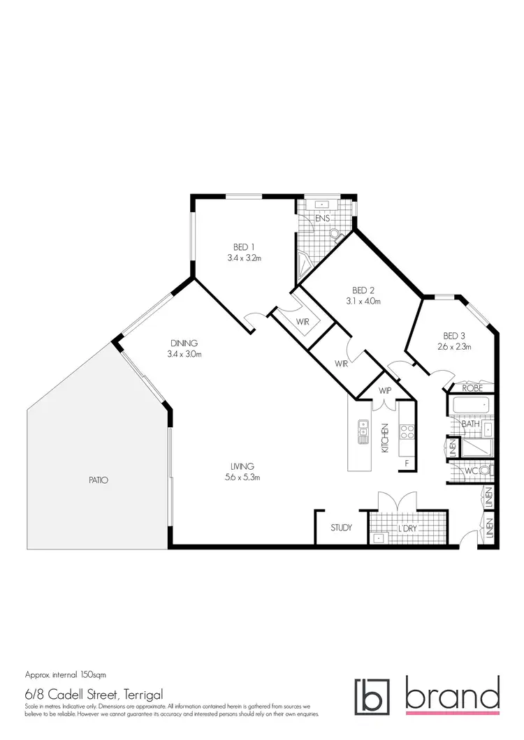 Floorplan of Homely apartment listing, 6/8 Cadell Street, Terrigal NSW 2260