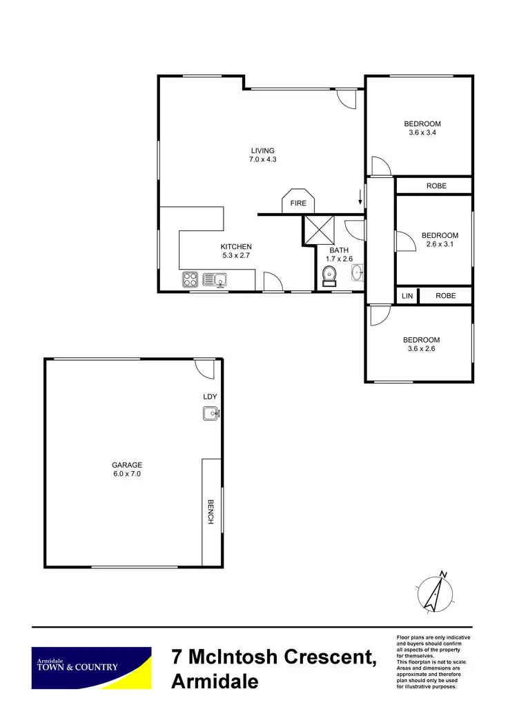 Floorplan of Homely house listing, 7 McIntosh Crescent, Armidale NSW 2350
