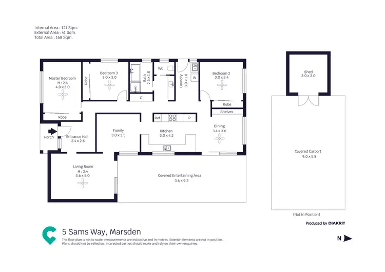 Floorplan of Homely house listing, 5 Sams Way, Marsden QLD 4132