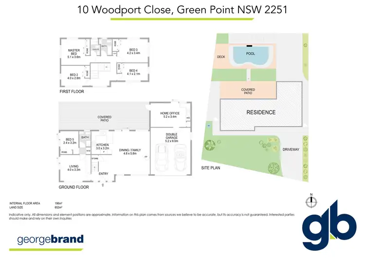 Floorplan of Homely house listing, 10 Woodport Close, Green Point NSW 2251