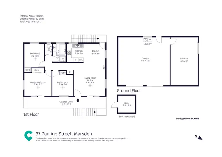 Floorplan of Homely house listing, 37 Pauline Street, Marsden QLD 4132