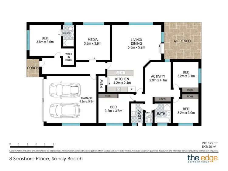 Floorplan of Homely house listing, 3 Seashore Place, Sandy Beach NSW 2456