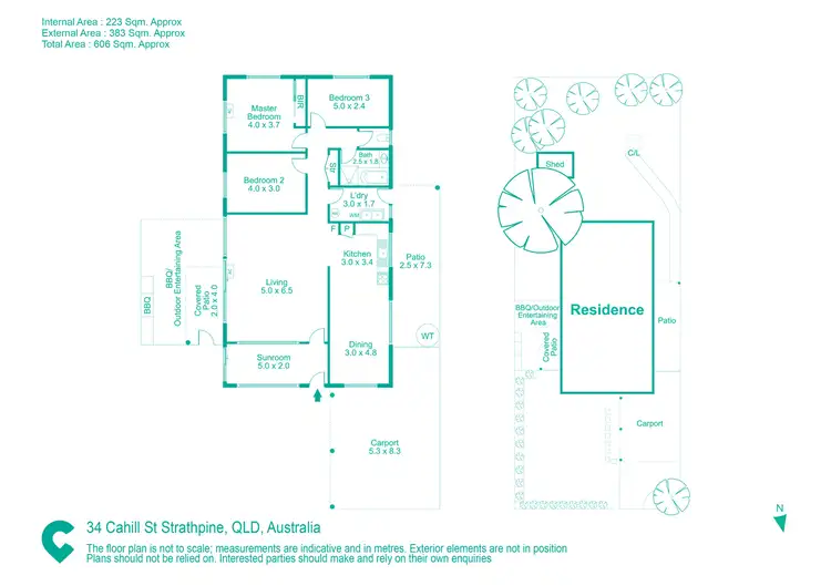 Floorplan of Homely house listing, 34 Cahill Street, Strathpine QLD 4500