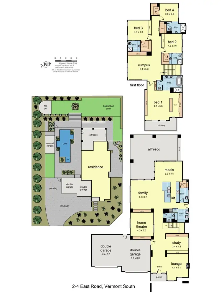 Floorplan of Homely house listing, 2-4 East Road, Vermont South VIC 3133