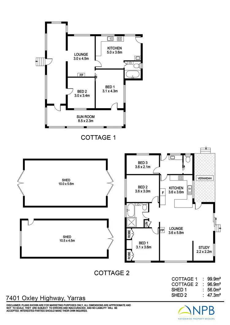 Floorplan of Homely rural property listing, 7401 Oxley Highway, Mount Seaview NSW 2446