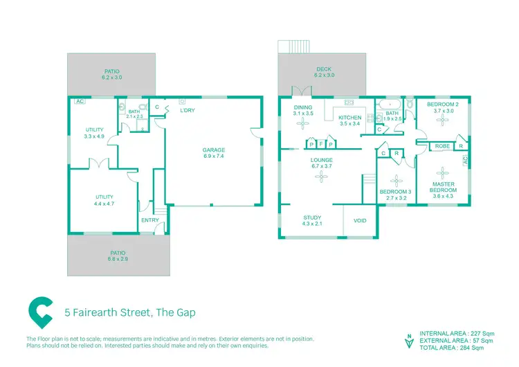 Floorplan of Homely house listing, 5 Fairearth Street, The Gap QLD 4061