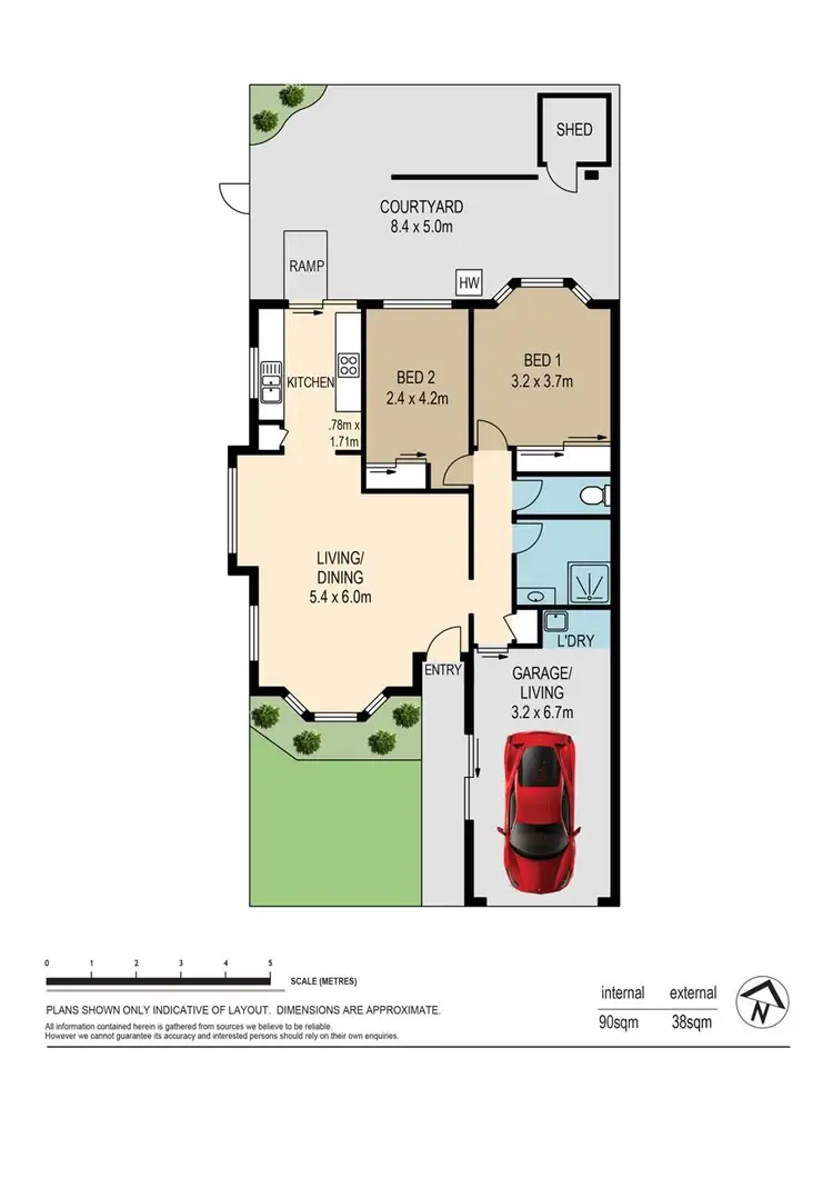 Floorplan of Homely villa listing, 9/30 Meadowlands Road, Carina QLD 4152