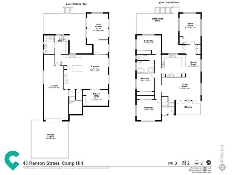 Floorplan of Homely house listing, 43 Renton Street, Camp Hill QLD 4152