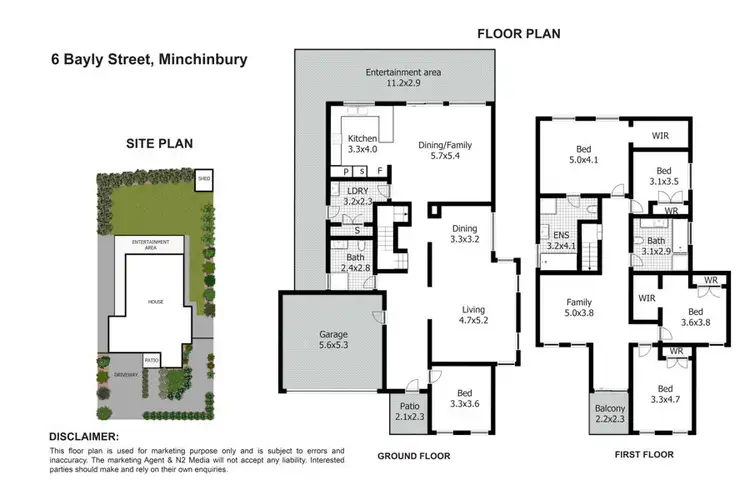 Floorplan of Homely house listing, 6 Bayly Street, Minchinbury NSW 2770
