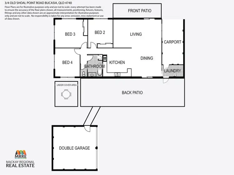 Floorplan of Homely house listing, 21 Mansfield Drive, Beaconsfield QLD 4740