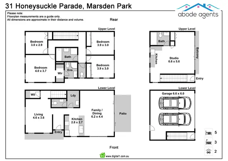 Floorplan of Homely house listing, 31 Honeysuckle Parade, Marsden Park NSW 2765
