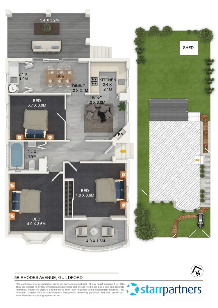 Floorplan of Homely house listing, 5b Rhodes Avenue, Guildford NSW 2161