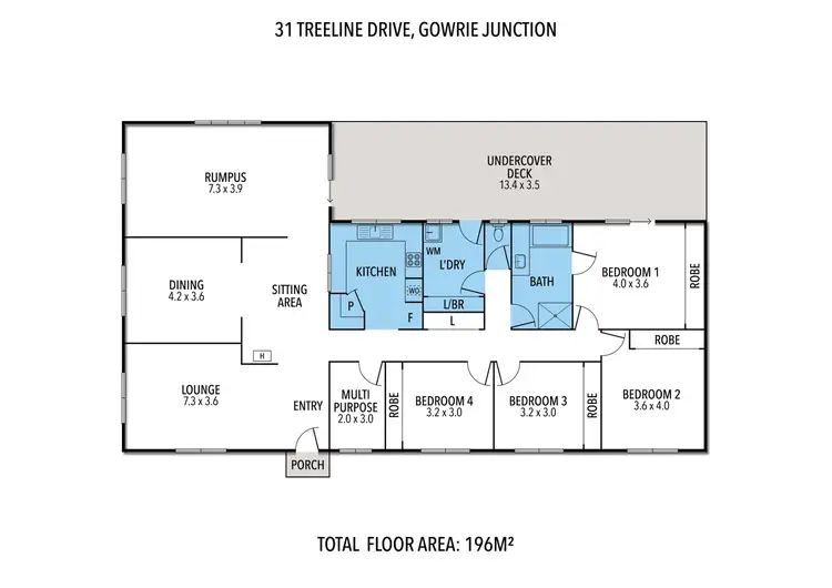 Floorplan of Homely house listing, 31 Treeline Drive, Gowrie Junction QLD 4352