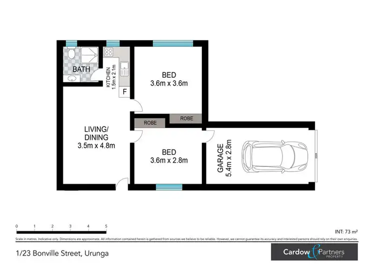 Floorplan of Homely unit listing, 1/23 Bonville Street, Urunga NSW 2455