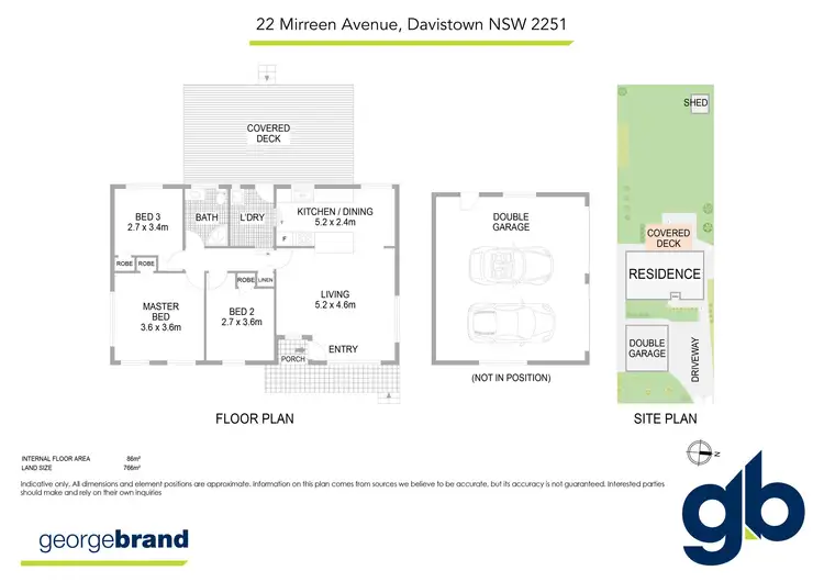 Floorplan of Homely house listing, 22 Mirreen Avenue, Davistown NSW 2251