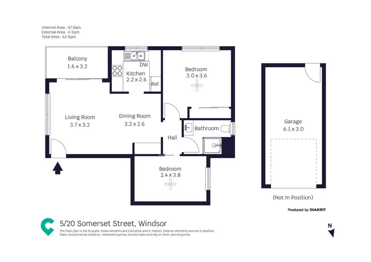Floorplan of Homely apartment listing, 5/20 Somerset Street, Windsor QLD 4030