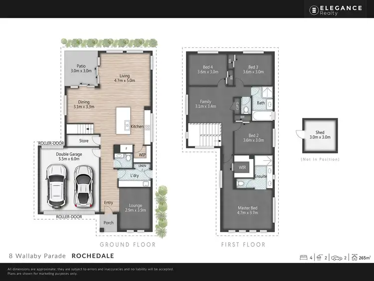 Floorplan of Homely house listing, 8 Wallaby Parade, Rochedale QLD 4123