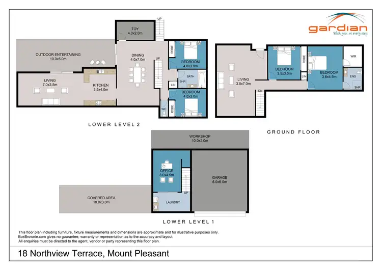 Floorplan of Homely house listing, Lot 11/18 Northview Terrace (Illalangi Estate), Mount Pleasant QLD 4740