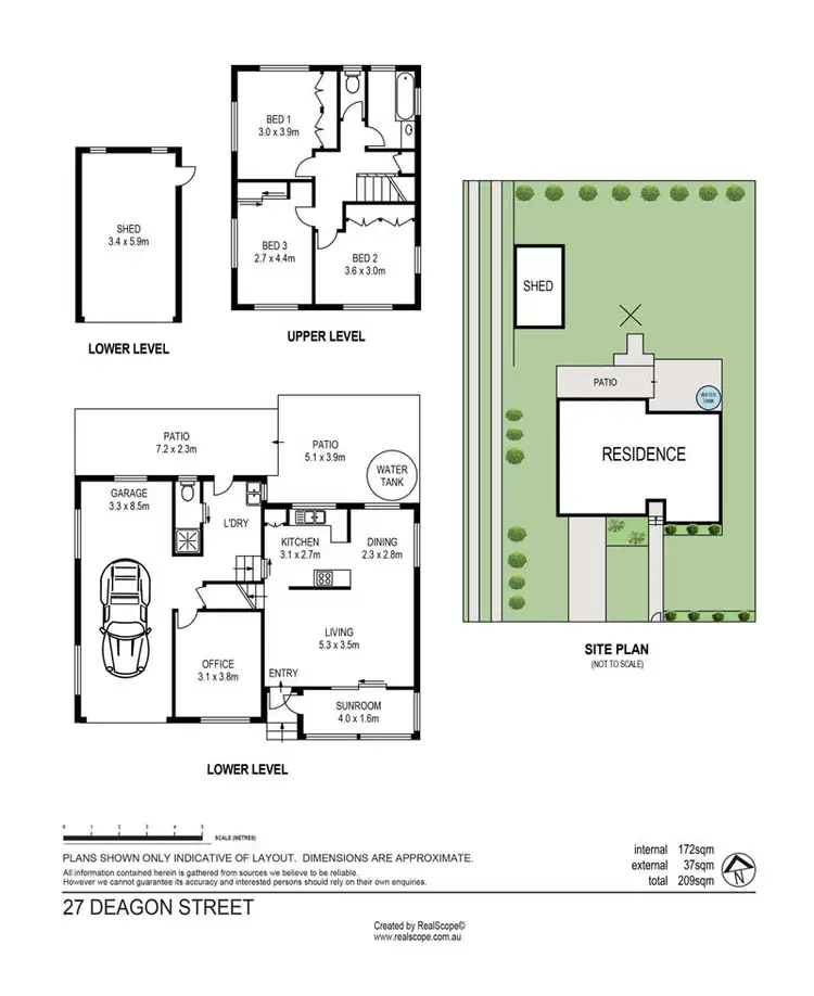 Floorplan of Homely house listing, 27 Deagon Street, Sandgate QLD 4017