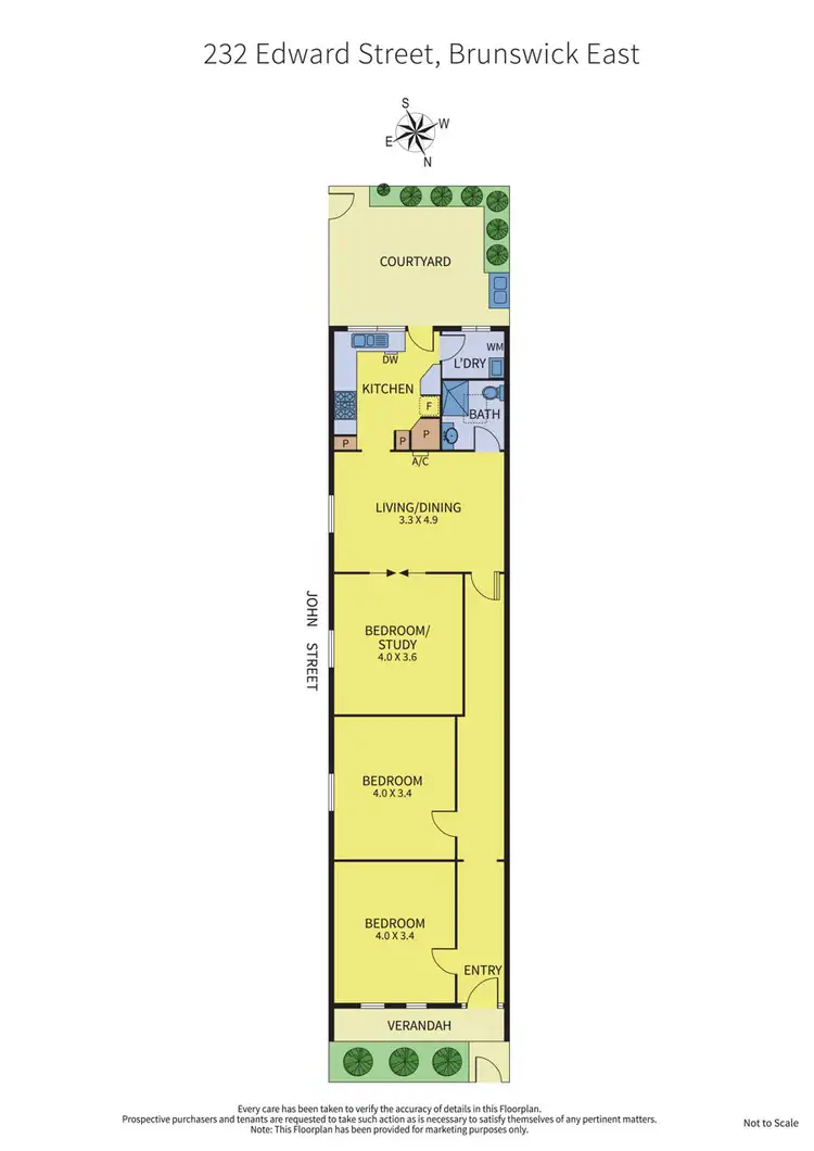 Floorplan of Homely house listing, 232 Edward Street, Brunswick East VIC 3057