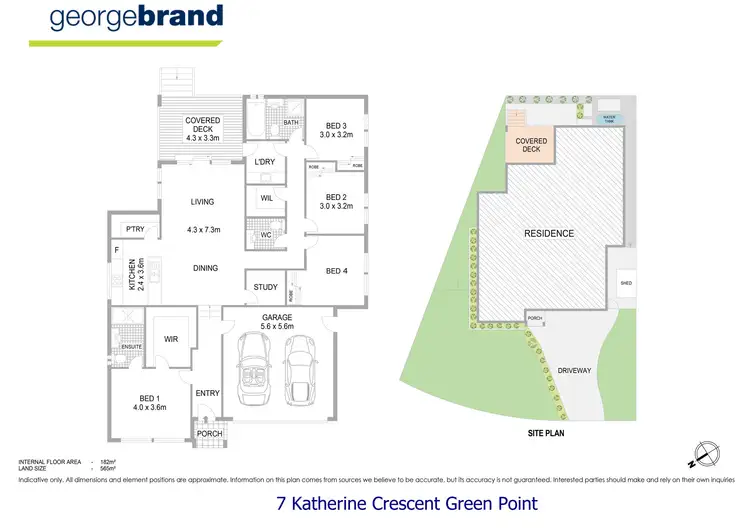 Floorplan of Homely house listing, 7 Katherine Crescent, Green Point NSW 2251