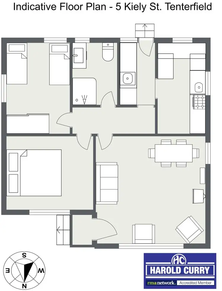 Floorplan of Homely house listing, 5 Kiely Street, Tenterfield NSW 2372