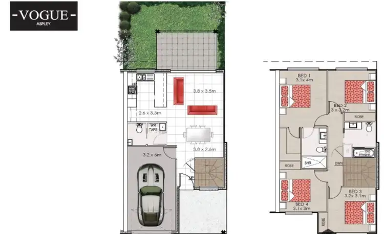 Floorplan of Homely townhouse listing, 12/702 Trouts Road, Aspley QLD 4034