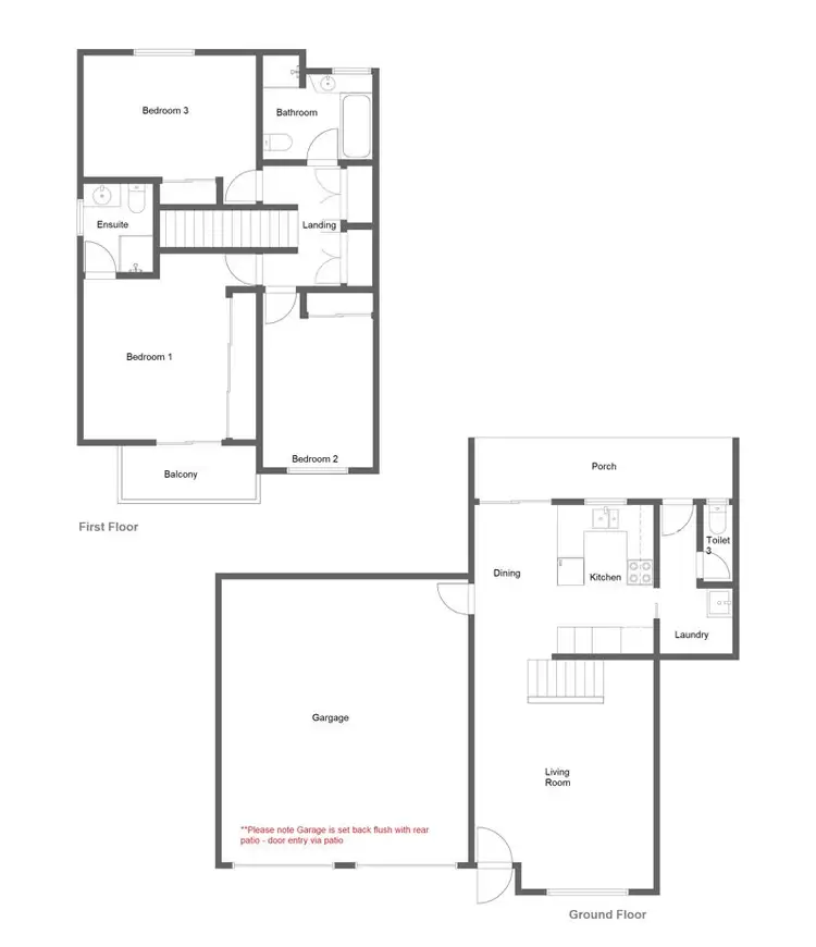 Floorplan of Homely unit listing, 7/7 Pacific Court, Kin Kora QLD 4680