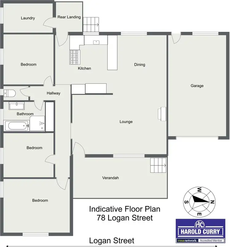 Floorplan of Homely house listing, 78 Logan Street, Tenterfield NSW 2372