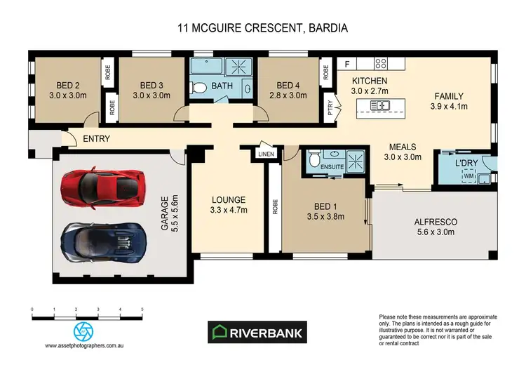 Floorplan of Homely house listing, 11 McGuire Crescent, Bardia NSW 2565