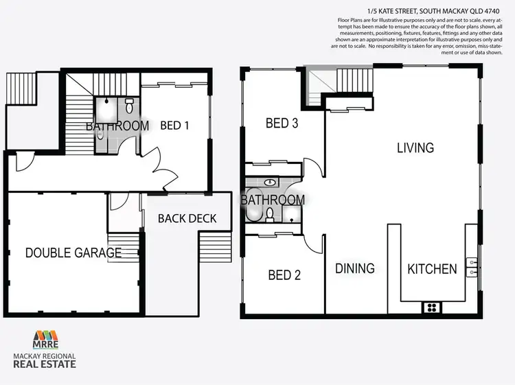 Floorplan of Homely house listing, 1/5 Kate Street, East Mackay QLD 4740