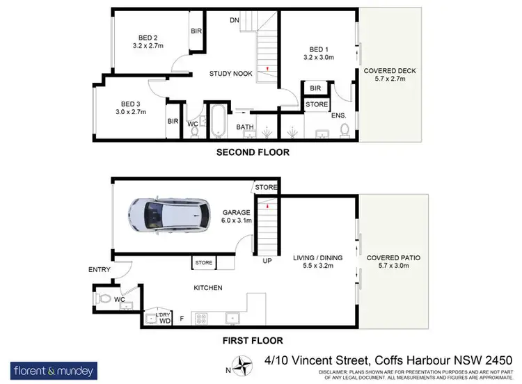 Floorplan of Homely townhouse listing, 4/10 Vincent St, Coffs Harbour NSW 2450