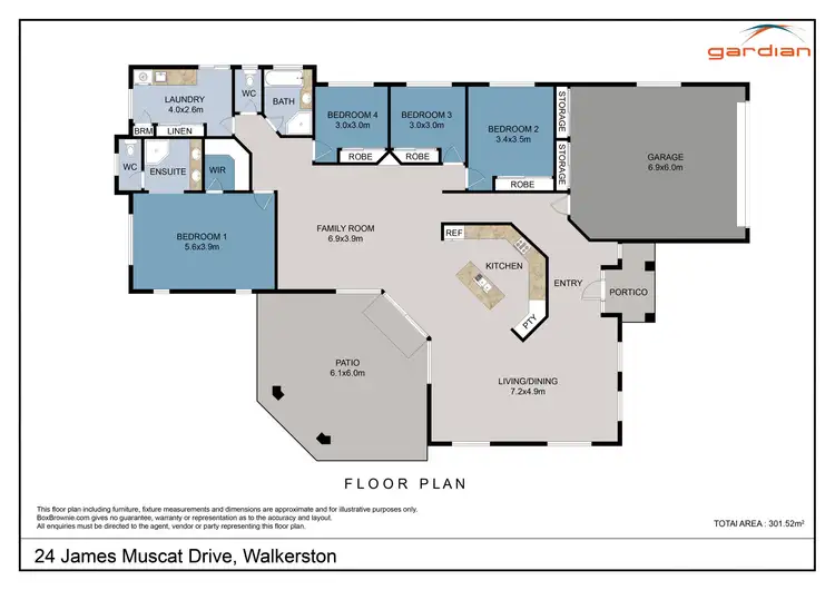 Floorplan of Homely house listing, 24 James Muscat Drive, Walkerston QLD 4751