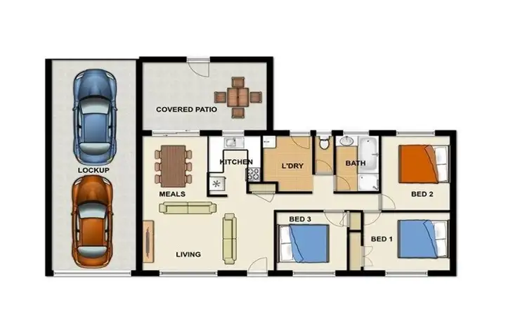 Floorplan of Homely house listing, 9 Tanya Court, Eagleby QLD 4207