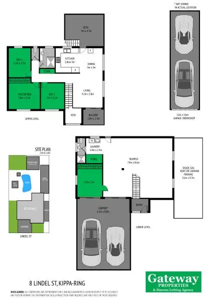 Floorplan of Homely house listing, 8 LINDEL STREET, Kippa-Ring QLD 4021
