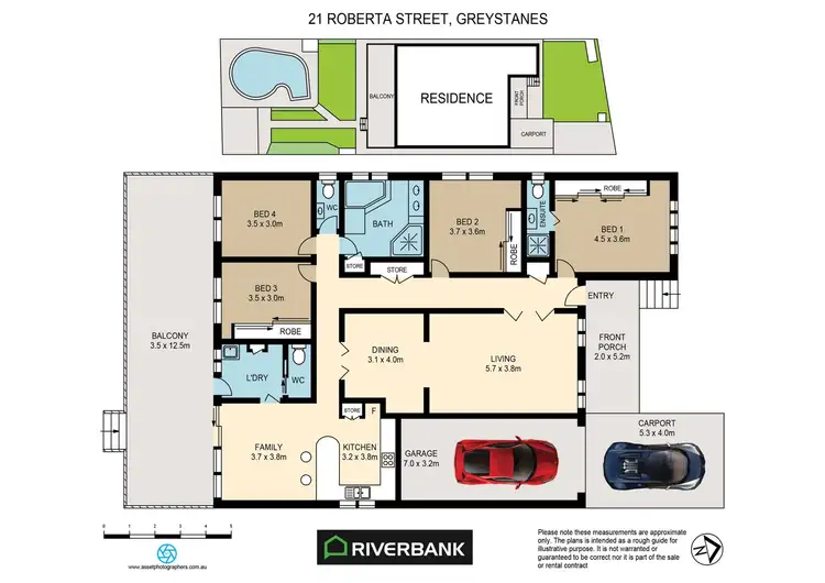 Floorplan of Homely house listing, 21 Roberta Street, Greystanes NSW 2145