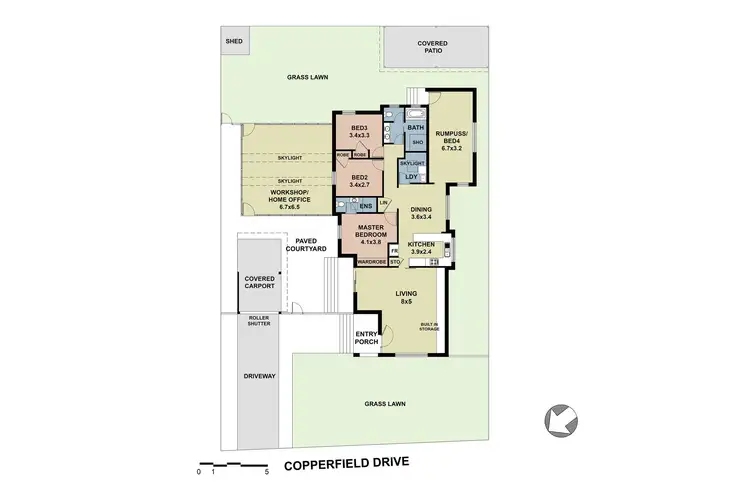 Floorplan of Homely house listing, 253 Copperfield drive, Rosemeadow NSW 2560