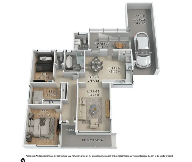 Floorplan of Homely house listing, 18 Franklin Street, Leumeah NSW 2560