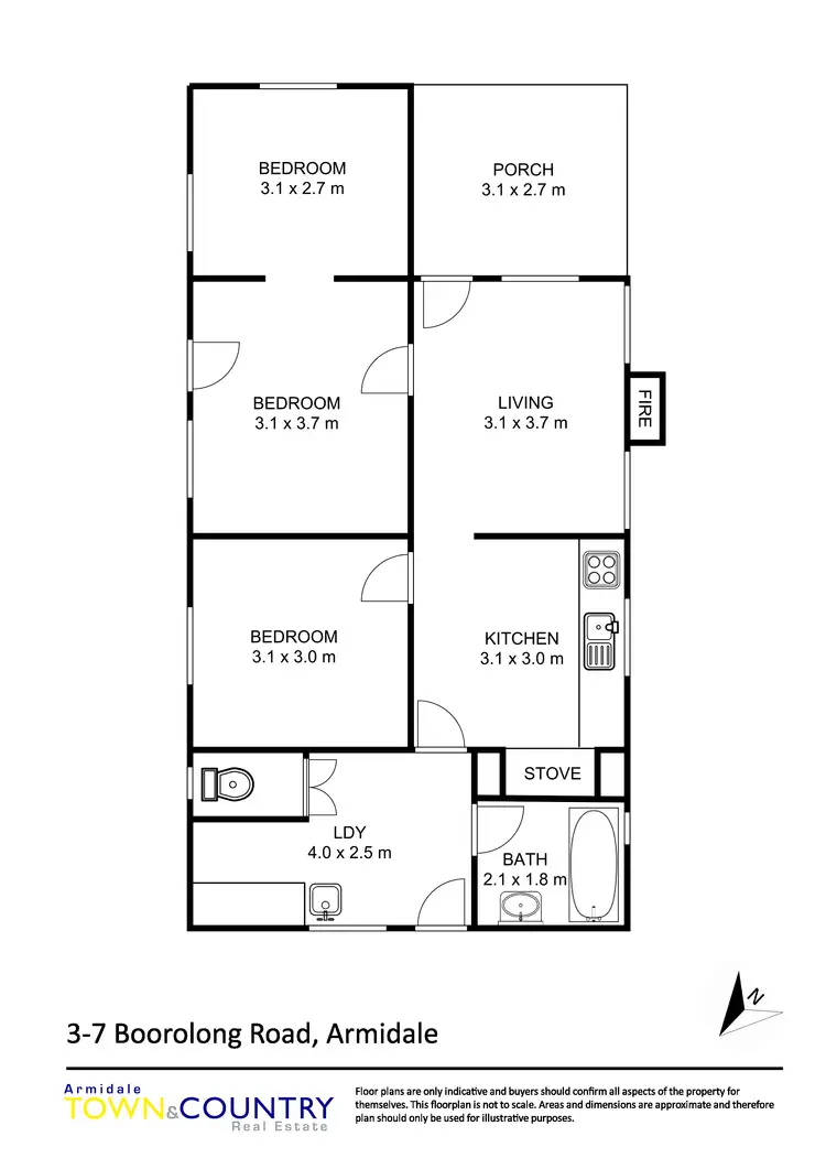 Floorplan of Homely house listing, 3-7 Boorolong Road, Armidale NSW 2350