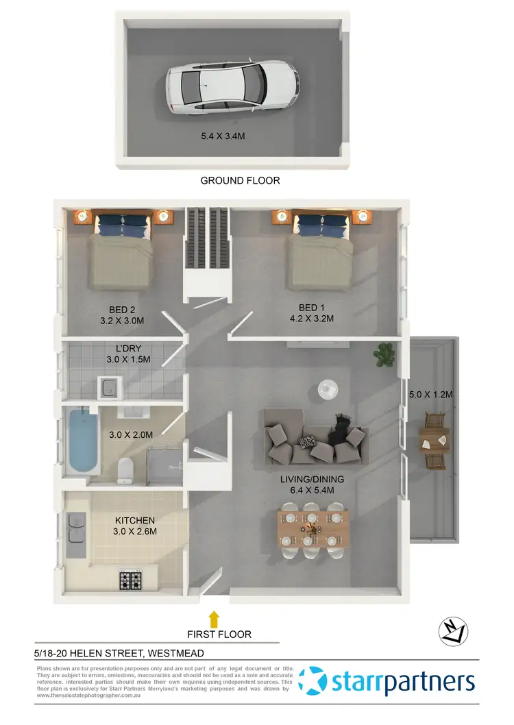 Floorplan of Homely unit listing, 5/18-20 Helen Street, Westmead NSW 2145