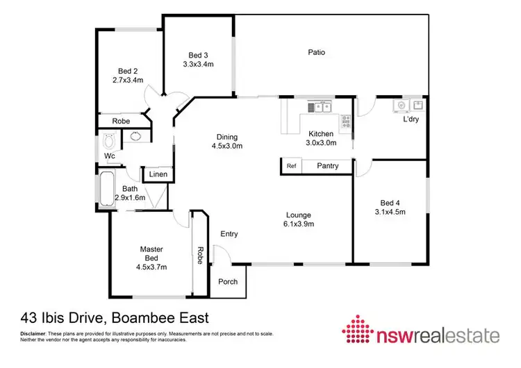 Floorplan of Homely house listing, 43 Ibis Drive, Boambee East NSW 2452